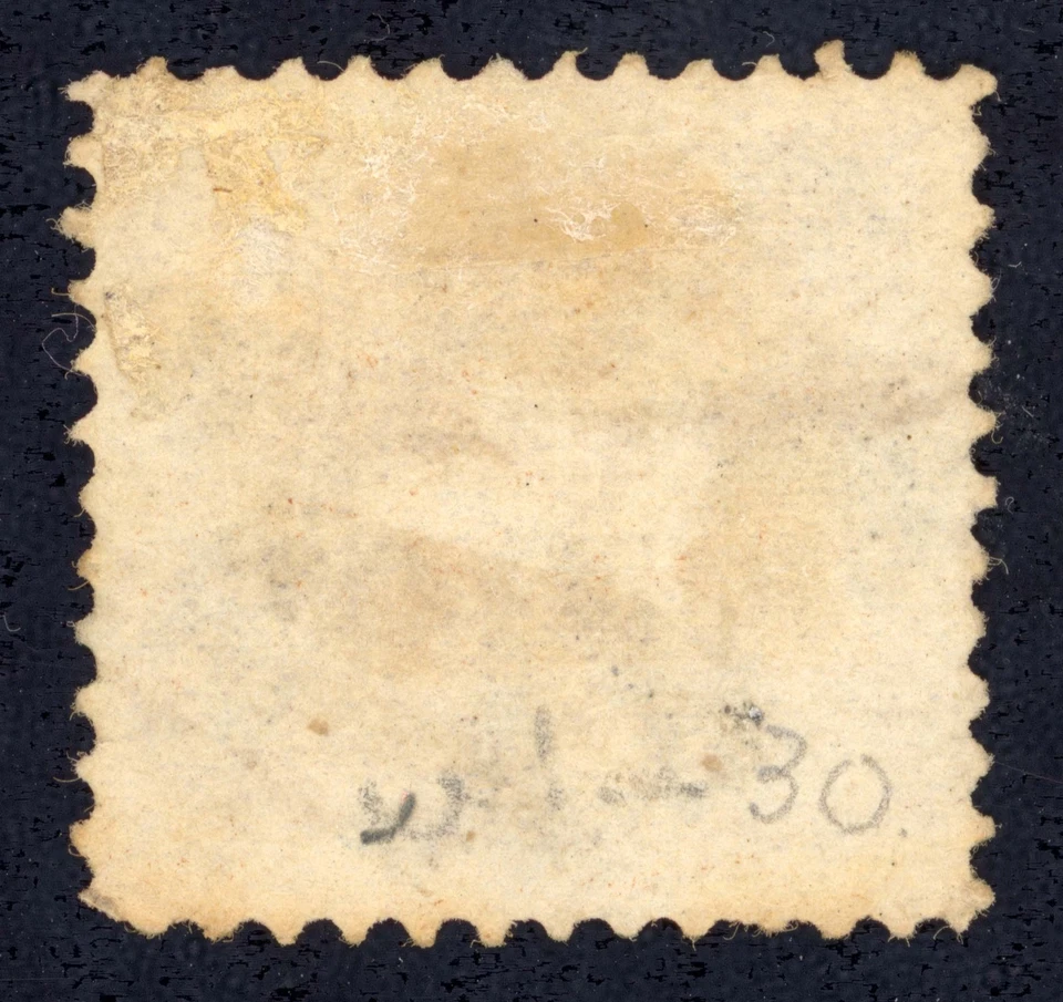 US Scott 113 Used 2c brown Pony Express Rider, "G" Grill Lot E049 bhmstamps - Image 2 of 2