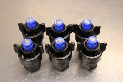 Spraying Systems QJ1/4T With TXVS-1 Conejet Nozzle Lot of 6!