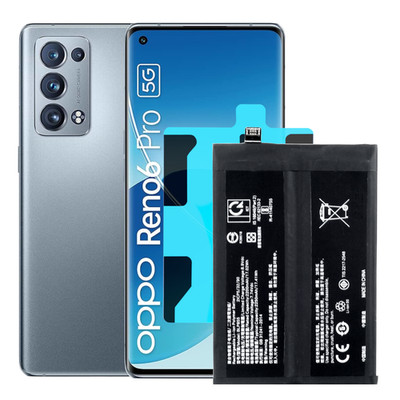 Akku Oppo Reno 6 Pro 5G / Reno 8 5G / Find X5 Lite BLP855 + Dichtung