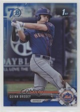 2017 Bowman Draft Chrome Blue Refractor 70th Anniversary 89/200 Quinn Brodey 2t9