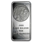 10 oz Silver Bar - Buffalo