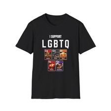 I Support LGBTQ T-Shirt Funny Meme For Adults