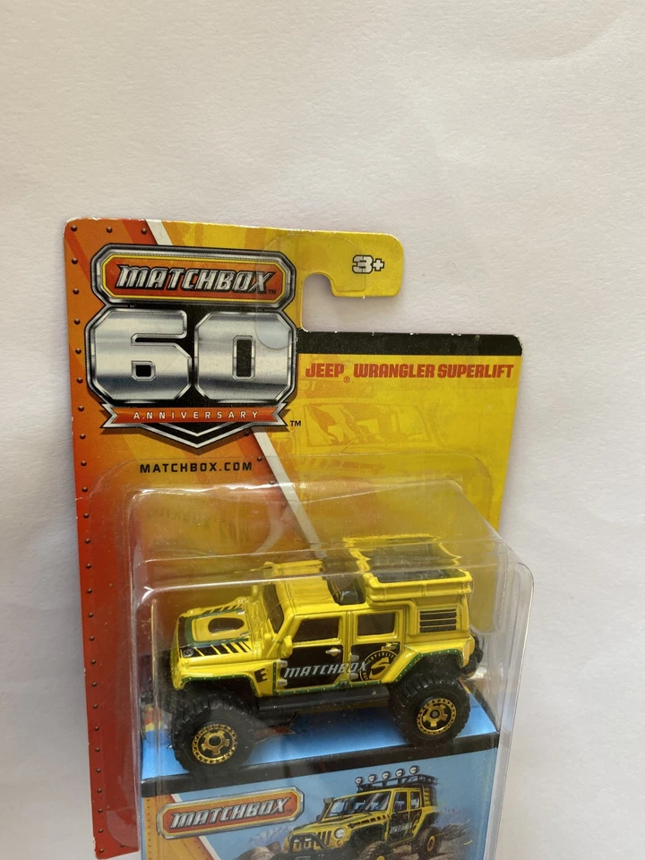Matchbox (2013) 60th Anniversary #05 Jeep Wrangler Superlift - yellow - Image 3 of 4