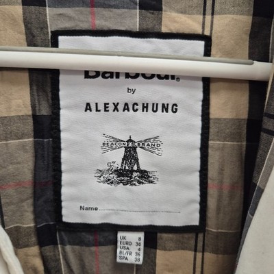 Barbour x Alexa Chung Constance Casual White Canvas Smock Barbour x Alexa Chung Constance Casual White Canvas Smock