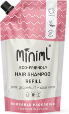Miniml Eco-Friendly Natural Shampoo Refill 1L - Pink Grapefruit & Aloe Vera 10.86 per litre
