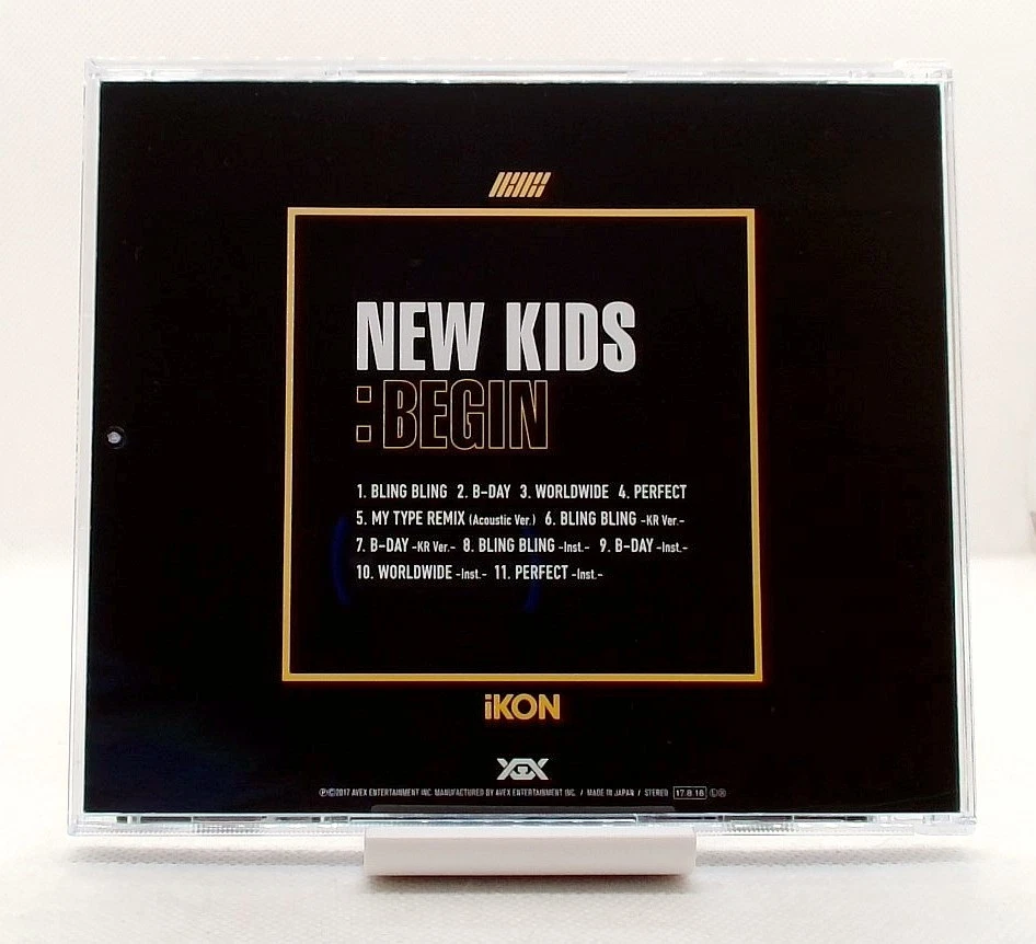 iKON NEW KIDS BEGIN CD OBI Japan K Pop