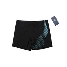 AMZSPORT Mens Swimming Trunks Size M Black Blue Water Sports Beach Swim Shorts