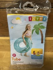  Intex 59260EP 30" Transparent Swim Tube Floats Pool Toys Summer Fun