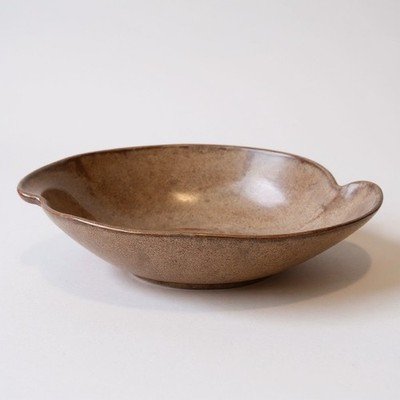 Frankoma Pottery Plainsman Brown Oval Bowl 202 Sapulpa Clay 