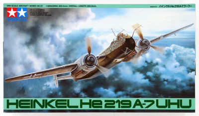 (Pre-Order) Pro Built HEINKEL He219 A-7 UHU, 1/48 Scale Model Aircraft