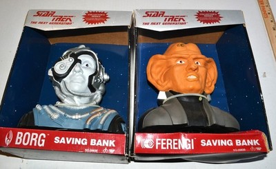 1994 Star Trek Next Generation Borg  and  Ferengi Saving Bank