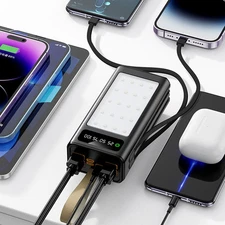 1000000mAh Power Bank Battery Pack Fast Charging Compatible with iPhone 16/15/14