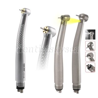 Dental Fiber Optic LED E-generator Handpiece 4-Water Spray /5*LED E-generator 4H