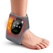 Cordless Foot Ankle Massager Pain Relief with 4 Heat Levels 4 Vibration Modes