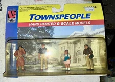 Life-Like Trains Hand Painted People Townspeople G Scale Layout Nos