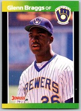 ⚾ 1989 Donruss Baseball's Best #277 Glenn Braggs Milwaukee Brewers