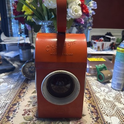 Vintage Chalwyn railroad kerosene signal lantern, made in England.