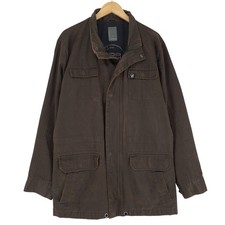 Luhta Veste Décontractée Pour Homme Style Militaire Champignon Brun Taille 50