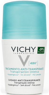 VICHY 48H Anti Transpirant Roll-On Sensitive Skin Alcohol-Free 50ml | 1 Pack50ML