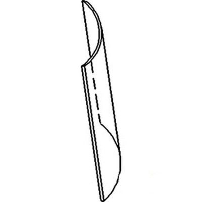 Cab Glass - Windshield Upper RH Fits John Deere 4050 4630 4240 4230 4250 4430 44