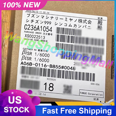 QTY:1 A06B-0116-B855#0048 New In Stock Fanuc Servo Motor Shipped Expedited US