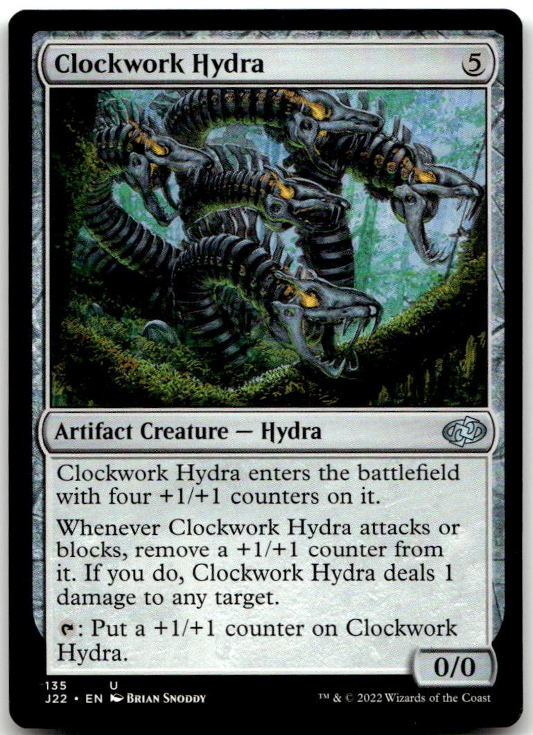 Clockwork Hydra 135 Uncommon Jumpstart 2022 Magic: The Gathering Near Mint