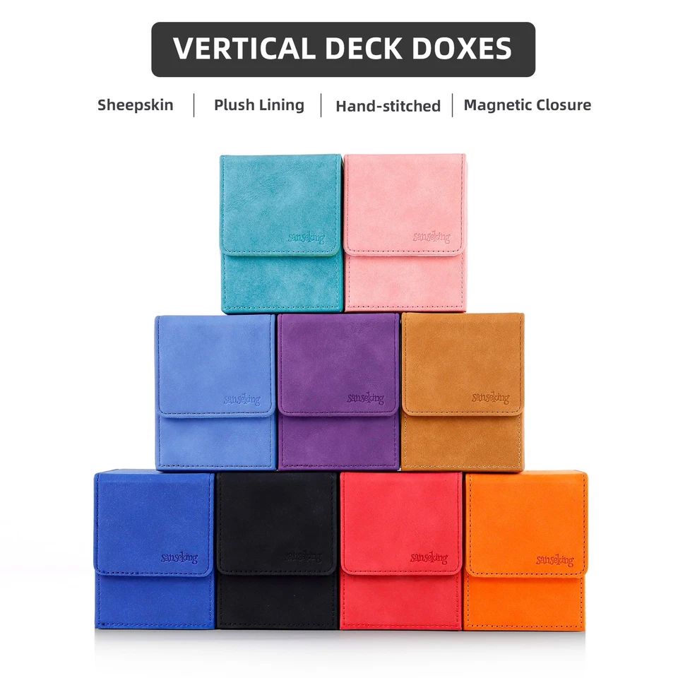 Single Grid Deck Box 80-200 Karten – Magnetverschluss, Kunstleder, Soft Touch - Bild 1 von 1