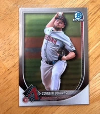 2025 Bowman Chrome Base Corbin Burnes Arizona Diamondbacks #94