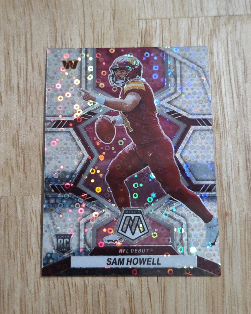 2022 Mosaic SAM HOWELL Silver Disco #274 No Huddle NFL Debut Rookie Vikings SP