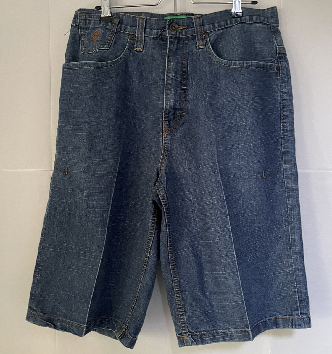 1990s Roca Wear Baggy Cargo Carpenter Denim Shorts â¦ - Gem