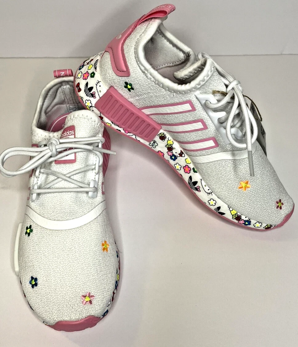 Adidas Hello Kitty NMD R1 C bambina taglia 2 NUOVE CON ETICHETTE SPEDIZIONE GRATUITA