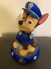 Paw Patrol Chase The Police Dog 9  Night Light Table Lamp 2015 LED Works Tested