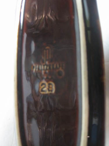 Vintage Brown Drip Butter Dish / Pfaltzgraff 28 with Castlemark - Picture 5 of 5