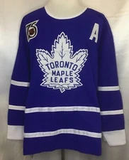 Tim Horton Toronto Maple Leafs Blue 75th "1963-1967 Throwback" CCM NHL Jersey