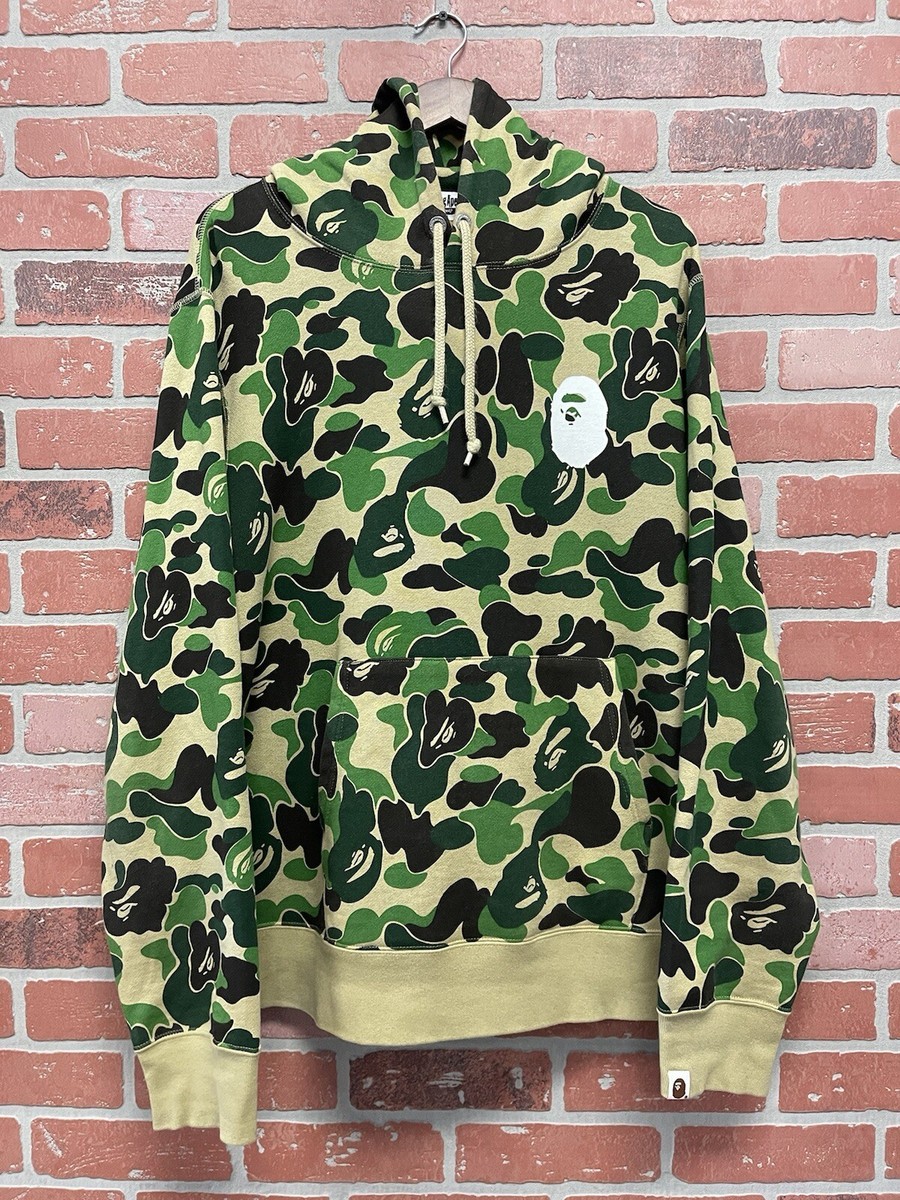 Size XL - Bape Big ABC Camo Ape Head Pullover Hoodie Very Clean | eBay