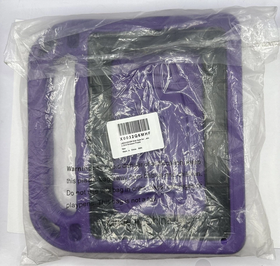 Funda para niños LEDNICEKER para HD 8 y Plus 2020 - mango ligero a prueba de golpes púrpura Foto 4 de 4