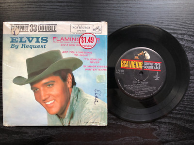 Elvis Presley BY REQUEST - FLAMING STAR Original 1961 RCA EP SHRINK Indy EX/VG