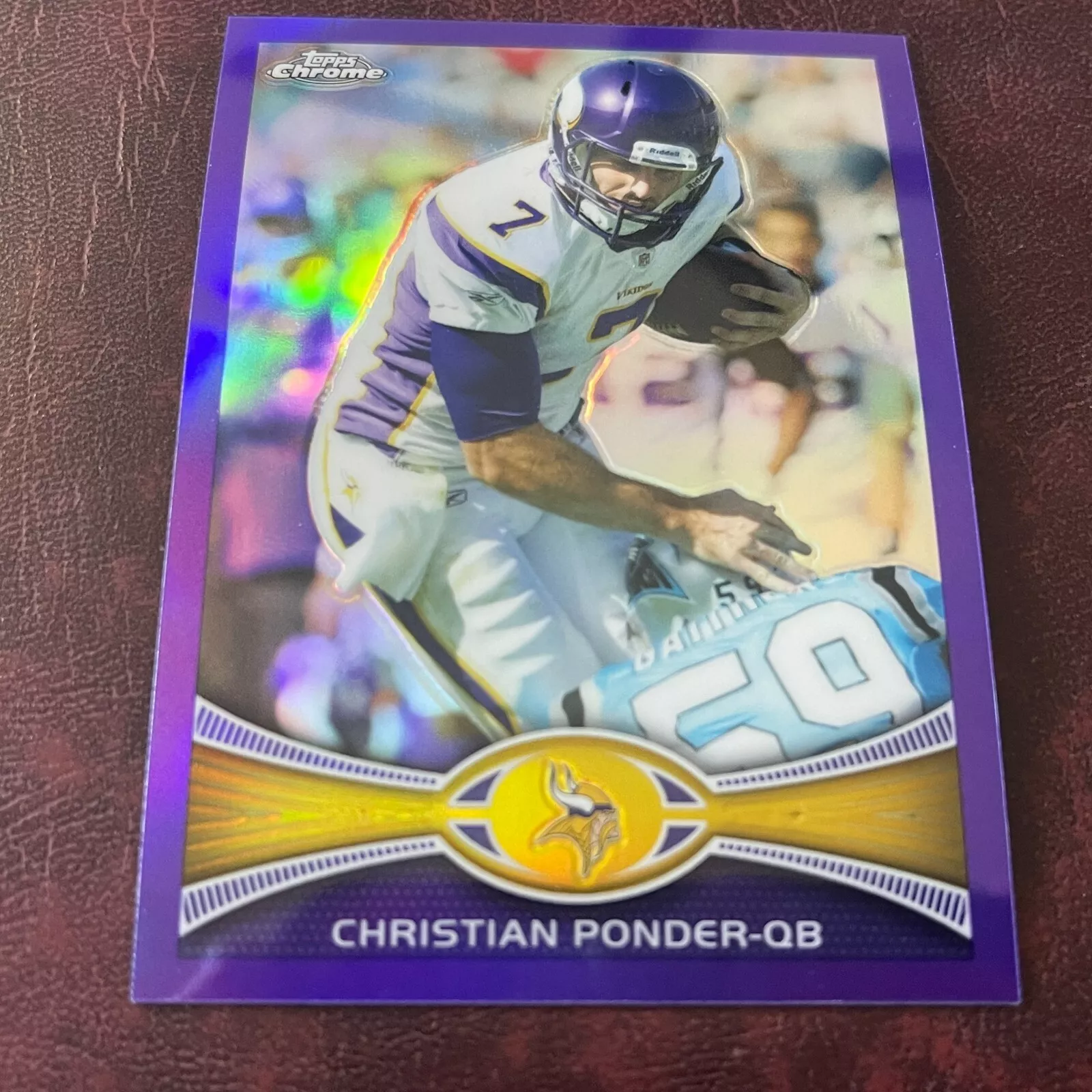 Christian Ponder trading card