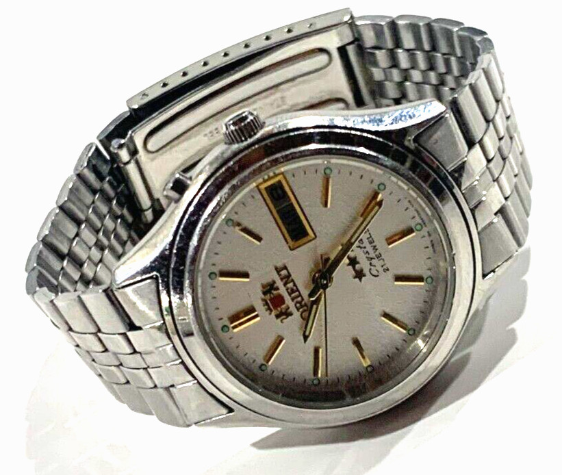 Relógio Orient Crystal Orient All Stainless Steel Water Resistant