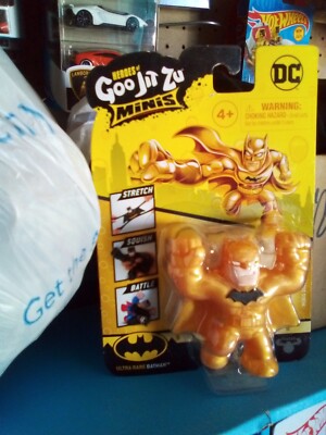 Goo Jit Zu Minis Ultra Rare Batman GOLD