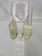 Mary Kay SATIN HANDS White Tea Citrus Pampering Gift Set Full Size - Set Of 3