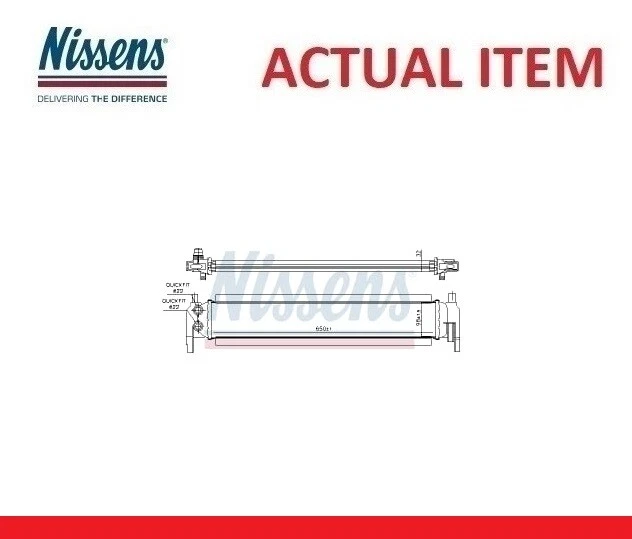 RADIATEUR MOTEUR NISSENS NIS65318 - Photo 1/1