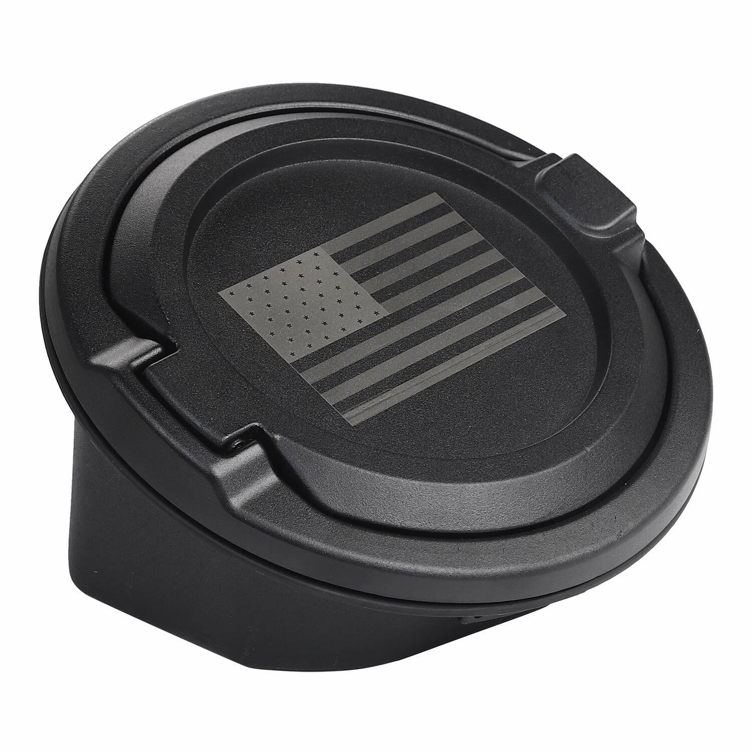 Gas Cap Cover Fuel Filler Door Tank Door for 2018+ Jeep Wrangler JL JLU USA Flag