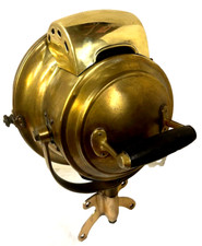 Cadillac Script Brass Gray Davis Model 107 Carbide Searchlamp