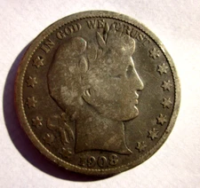 1908-P BARBER HALF DOLLAR 50C PHILADELPHIA MINT NICE BETTER DATE COLLECTOR COIN