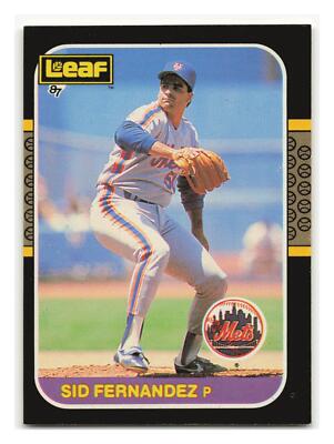 Sid Fernandez 1987 Leaf #93 New York Mets EX-MINT
