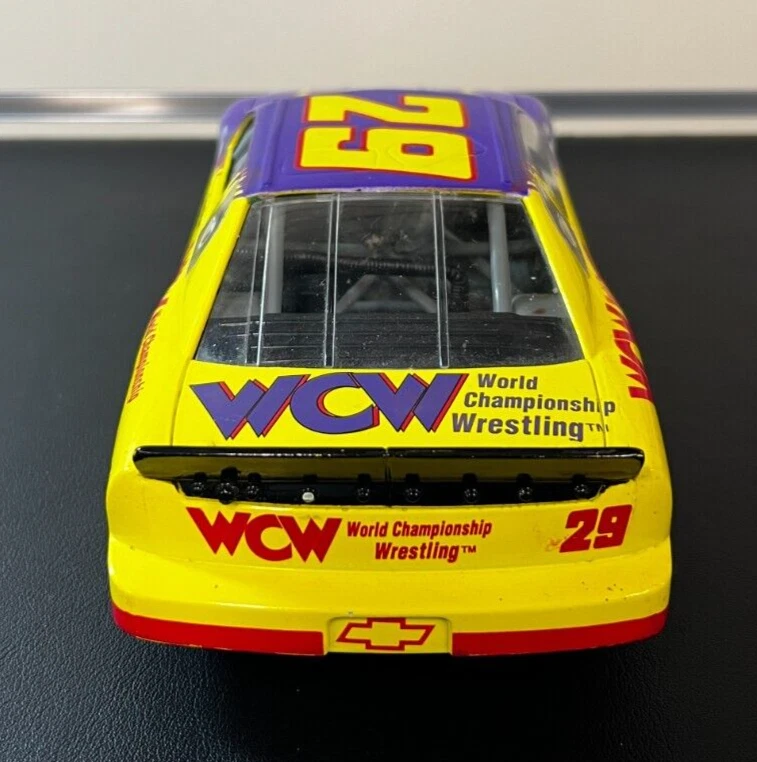 NASCAR WCW #29 1997 Steve Grissom coche coleccionable fundido a presión escala 1:24 Foto 3 de 4