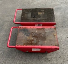 2 Qty Dayton Material Handling Moving Skate # 2MPR4 ~ 2200lb Capacity (6307)