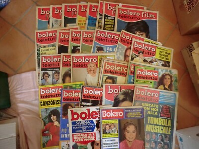 Lotto Bolero teletutto film Celentano mina pravo battisti little tony sanremo