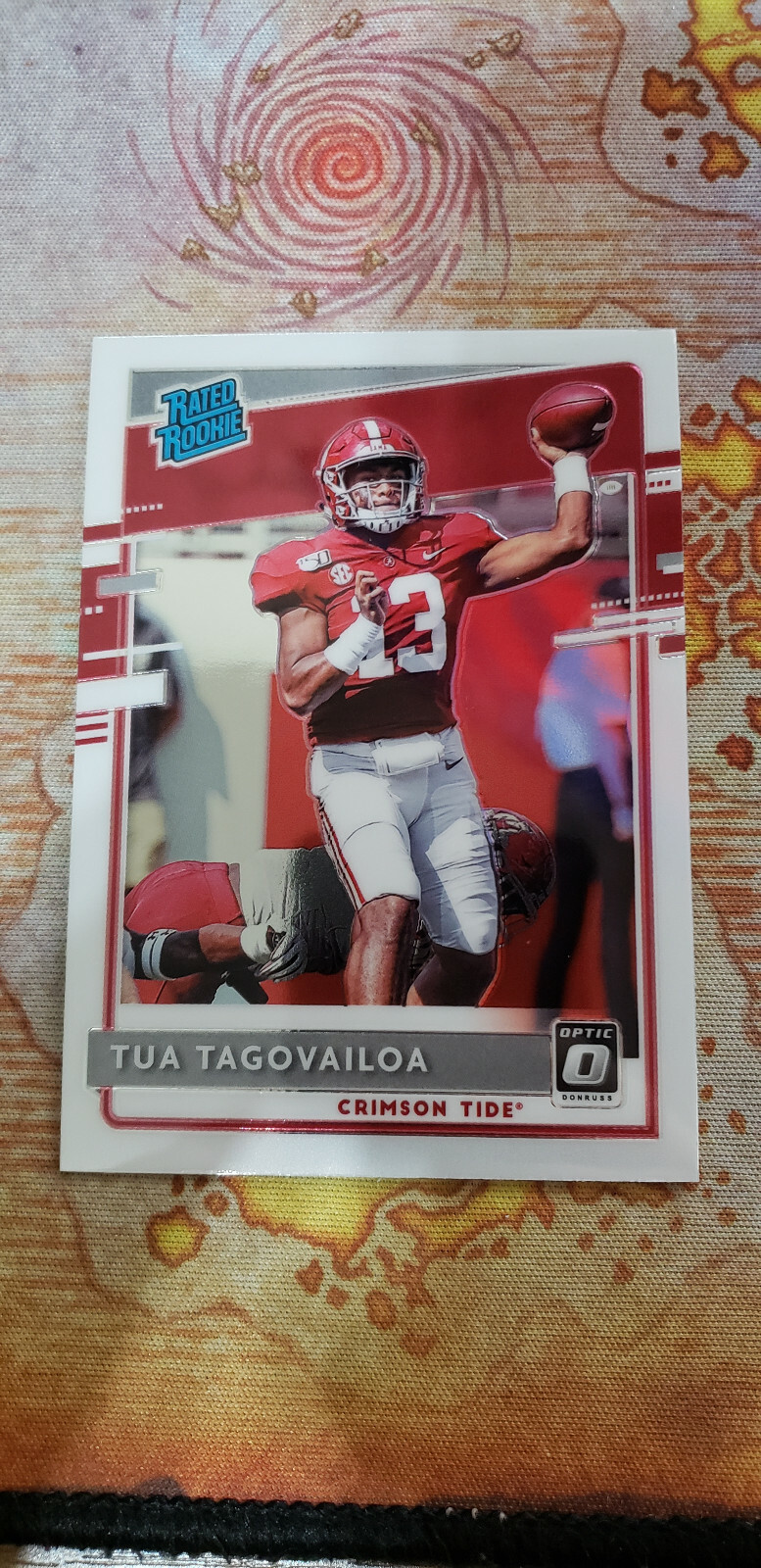 2020 Panini Chronicles Draft Picks Optic #3 Tua Tagovailoa RR Rookie Dolphins